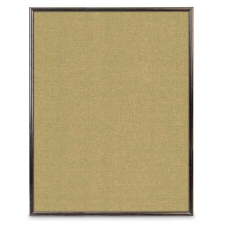 United Visual Products Corkboard, Fabric, Wht/Cinna, 2 Door, 72x36" UV305-WHITE-CINNABA